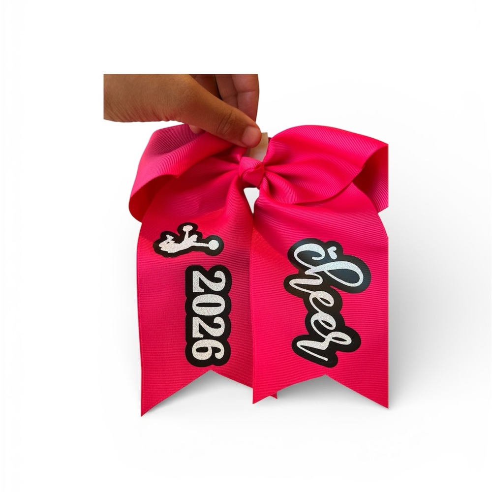 Pink Cheer Bow for Kids